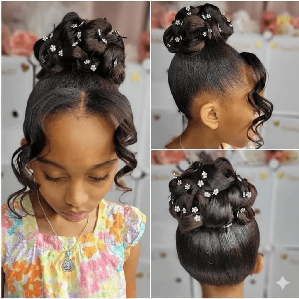 Styling with hair extensions